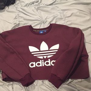 Adidas cropped sweatshirt